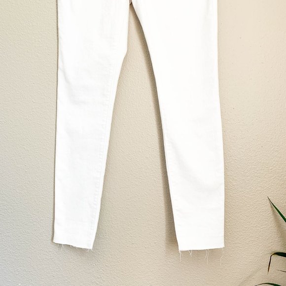 Madewell NWT button fly high rise jeans pure white - Picture 5 of 7